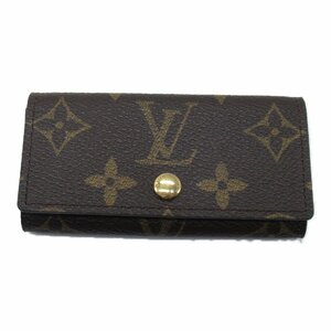 ルイ・ヴィトン ミュルティクレ4 ブランドオフ LOUIS VUITTON キーケース モノグラム 中古 メンズ レディース