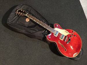 No.113123 GRETSCH ELECTROMATIC G-5622 CenterBlock Double-Cut V-Stoptail Aged Walnut メンテ済み mint