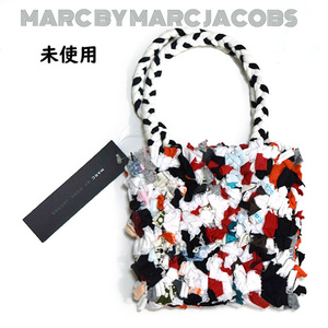 MARC BY MARC JACOBS■新品タグ付き異素材編みこみミニハンドバッグ　アクセサリーポーチ　マークバイマークジェイコブス