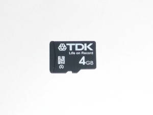 動作保証！送料無料！TDK microSDHC 4GB クラス④