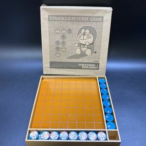 ドラえもん 五目＆リバースゲーム woody Series ボードゲーム 木製 昭和レトロ 当時物 中古 説明書欠品 希少 レア 小学館 知育