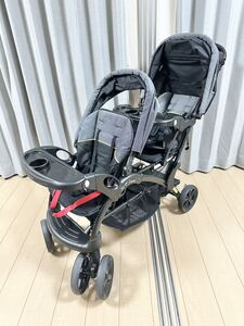 良品 日本育児 BabyTrend シットアンドスタンド 2人乗り ベビーカー