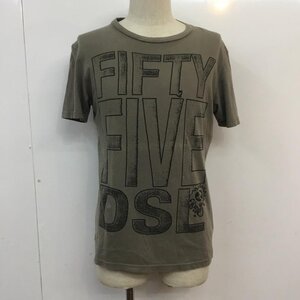 55DSL M フィフティーファイブディーエスエル Tシャツ 半袖 T Shirt チャコールグレー / チャコールグレー / 10056468