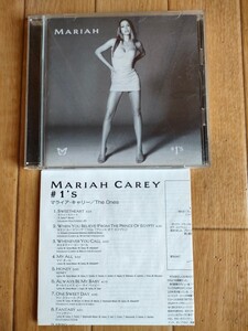 国内盤 マライア・キャリー ベスト ザ・ワンズ Mariah Carey #1