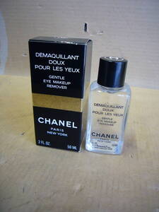 DEMAQUILLANT DOUX POUR LES YEUX GENTLE EYE MAKEDUP REMOVER CHANEL 59ML 未開封　長期保管品　当時物