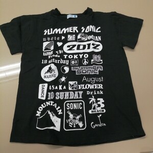 D09 バンドTシャツ　フェスT　サマーソニック2012 サマソニ　SUMMER SONIC グリーンデイ　フランツ　リアーナ　ジャミロクワイ