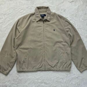 ラルフローレン スイングトップ コットン ブルゾン Ralph Lauren Swing Top Harrington Jacket Beige Cotton