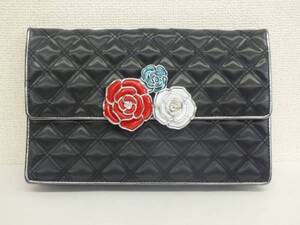 MARC BY MARC JACOBS マークバイマークジェイコブス 薔薇 ローズ バラ チェーンクラッチ ショルダーバッグ