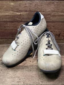 IO194 ラファ Rapha CLASSIC SHOES ビンディングシューズ 茶 ガリ傷 汚れ