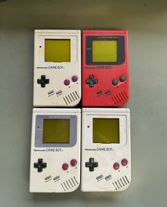 任天堂 Nintendo ゲームボーイ本体 DMG-01 まとめて 4台セット　通電 動作未確認 ジャンク品GAMEBOY 