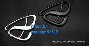 アンフィニ RX-7 3Dメタルエンブレム スモールサイズ ロータリー MAZDA マツダ RX7 FD3S Efini