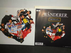 WANDERER　チェッカーズ　EP盤　シングルレコード　同梱歓迎　W144