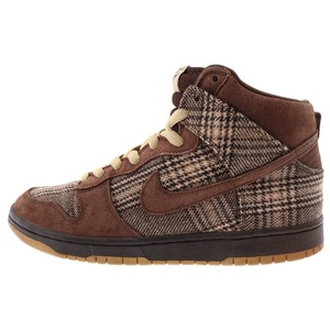 ナイキエスビー 【観賞用 2004年製】DUNK HIGH PRO SB TWEED ダンク エスビー ハイカットスニーカー ツイード 305050-223 US9.5/27.5cm