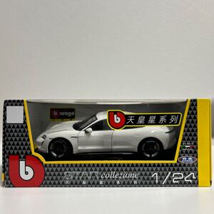  Bburago 1/24 PORSCHE TAYCAN Turbo S White ブラーゴ ポルシェ タイカン ターボ S ホワイト ミニカー モデルカー