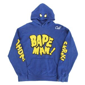 初期 A BATHING APE BAPEMAN HOODIE ア ベイシングエイプ パーカー XL