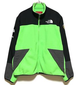 【美品】Supreme × THE NORTH FACE RTG Fleece Jacket（M）クリプトングリーン シュプリーム ノースフェイス フリース シュプノース