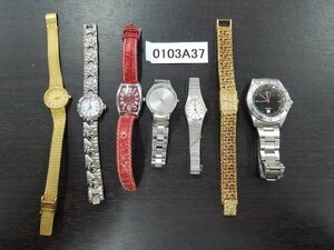 0103A37　腕時計　ジャンク品　おまとめ7点　　ck 　QUARTZ　 など ※動作未確認