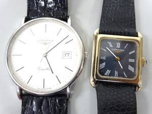 ジャンク 2点セット まとめて LONGINES ロンジン 156 6778 デイト クオーツ 817 4274 手巻き レディース 925 腕時計