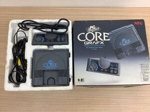 ◯営NI042-A6T80【埼玉発】NEC PC Engine CORE GRAFX PCエンジン コアグラフィックス 通電動作未確認 箱有 現状品