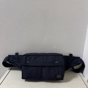 【新品同様】定価30800円　PORTER ポーター スモーキー SMOKY ボディバッグ 592-07507 ネイビー　ウエストバッグ