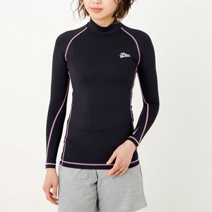 911791-FILA/レディース 長袖ハイネック コンプレッションウェア UVカットLL