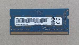 MN04-3【動作品】RAMAXEL DDR4-2666 4GB×1枚【送料無料】PC4-21300 ノートＰＣ用 non-ECC Unbuffered