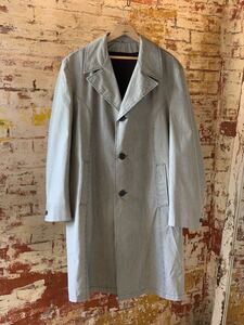 70s John Blair HOUNDS TOOTH BAL COLLAR COAT ヴィンテージ 千鳥柄 バルカラーコート ステンカラーコート アメトラ 60s 送料無料