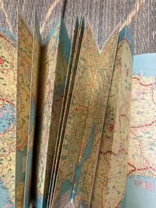 全国旅行図　レクリエーションガイド　発行年月日不明　和楽路屋版　　古地図