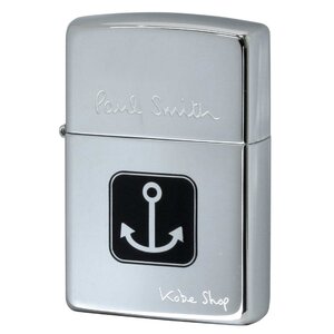 絶版/ヴィンテージ Zippo ジッポー 中古 2002年製造ZIPPO Paul Smith ANCHOR Kobe shop [S]ほぼ新品同様