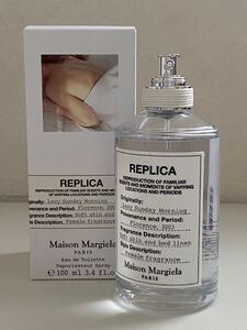 B5A649◆新品同様◆ メゾン マルジェラ Maison Margiela レプリカ REPLICA オードトワレ レイジーサンデー モーニング EDT 香水 100ml