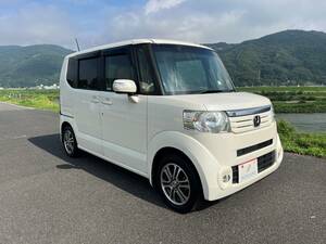 ホンダ　ＮＢＯＸ　車検Ｒ８．７月　実行９万ｋｍ　地デジＴＶ　ＨＤＤナビ　禁煙車　左電動ドア　Ｂモニター　ＥＴＣ　ＢＬＵＥＴＯＯＴＨ