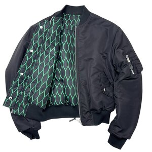 KENZO×H&M リバーシブルボンバージャケット sizeEUR XS BLACK/GREEN ケンゾー エイチ&エム