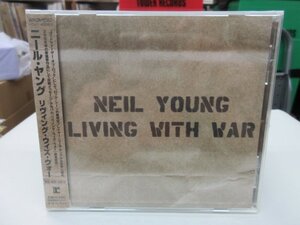 ■3｜★新品未開封！★ CD ★ NEIL YOUNG（ニールヤング）｜（w/OBI）「リヴィング・ウィズ・ウォー」