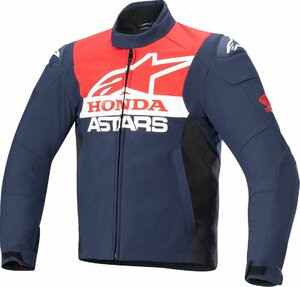 Lサイズ - ブルー/ブラック/レッド - ALPINESTARS アルパインスターズ Honda SMX 防水 ジャケット