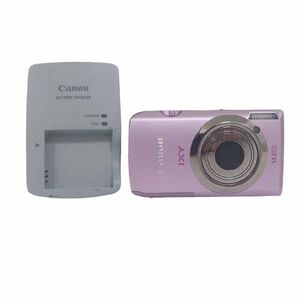 【CANON キャノン】CANON IXY 10S コンパクトデジタルカメラ コンデジ ピンク バッテリー付き 充電器付き 通電〇 ★8053