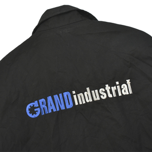 00s usa vintage Dickies ディッキーズ アメリカ企業 GRAND industrial キルティング ワークジャケット 黒 size.L