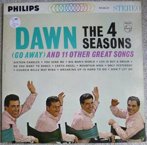 The 4 Four Seasons『Dawn (Go Away) And 11 Other Great Songs』LP Soft Rock ソフトロック
