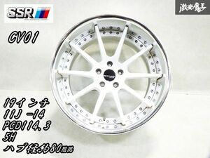 キレイ！●タナベ SSR3 エグゼキューター CV01 1本 19インチ 11J -14 PCD114.3 5H 5穴 ホイール フェアレディ Z33 GTR R35 スカイライン