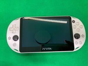 【1円スタート】PSVita　PCH-2000　本体のみ　ホワイト　動作確認済み　初期化済み　SONY　ソニー