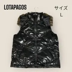 【LOTAPAGOS】 ロタパゴス （L） 中綿入りベスト フード取り外しOK