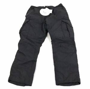 【日本製】NANGA TKIBI PANTS ナンガ タキビダウンパンツ 日本製チャコールグレー 黒 Lサイズ メンズ