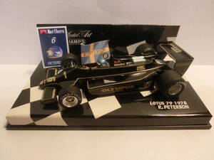 PMA 1/43　ロータス　79　＃6　ロニー・ピーターソン　1978　＊おまけ付き　＊送料410円～ 　Lotus