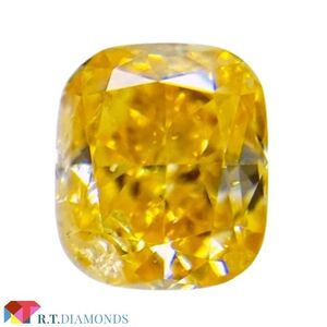 FANCY VIVID YELLOW ORANGE 0.319ct X/RT1264/CGL