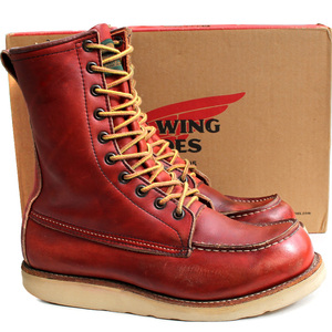 半円犬タグ★Red Wing レッドウィング★8inch CLASSIC MOC 877 US7＝25 ロング アイリッシュセッター オロレガシー 10ホール i-1024