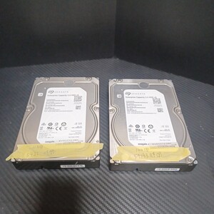 2TB Seagate ST2000NM0055 3.5inch HDD　2台 健康状態　正常　セクターエラー無し