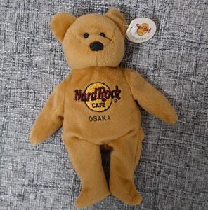 HardRockCAFE　OASKA　ぬいぐるみ　くま　テディベア　茶色