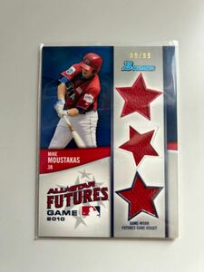 2011 Bowman All Star Future Game Mike Moustakas ジャージカード　99枚シリアル