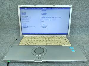 Panasonic CF-B11 i5-3340M Bios確認 バッテリー欠品 ジャンク 7616