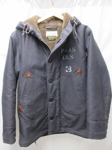 ☆1000円～美品　コリンボ　COLIMBO OBSERVER PARKA DEMOTEX-ED デッキジャケット NAF-10134　サイズ40