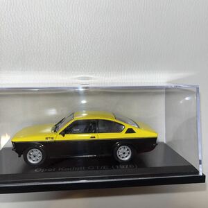 レア　レトロ　Hachette アシェット 1/43 国産名車コレクション オペル カディット GT 1976 黄色 ミニカー 旧車 カラーサンプル